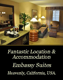 See Powderhounds review of the Embassy Suites at Heavenly.