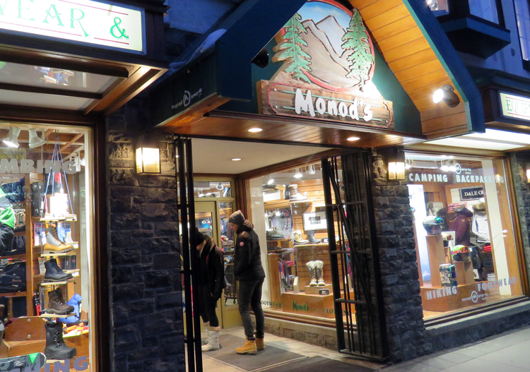 Banff Shopping Banff Ski Shops