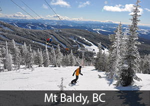 Mt Baldy, BC - #2 rated resort in Canada for Powderhounds