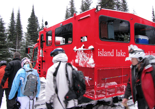 Island Lake Cat Skiing Fernie - a luxury cat skiing operation