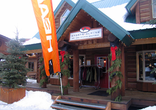 Small On-Mountain Ski Shop