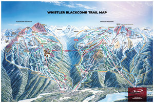 Whistler Blackcomb Trail Map - download pdf