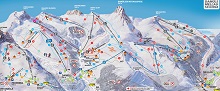  Damuels-Mellau Ski Trail Map