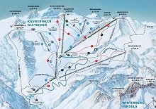 Kaunertal Glacier Ski Trail Map