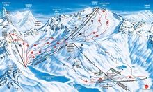 Moelltal Glacier Ski Trail Map