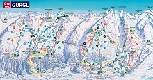 Obergurgl Hochgurgl (Gurgl) Ski Trail Map