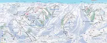  Montafon-Brandnertal Ski Resort Map