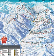 Saalbach Hinterglemm Ski Trail Map 