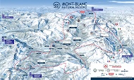 Mont Blanc Unlimited Ski Pass Area Map