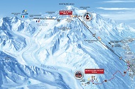  Vallee Blanche Ski Map