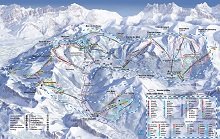 Torgon - Espace Libertè Ski Trail Map