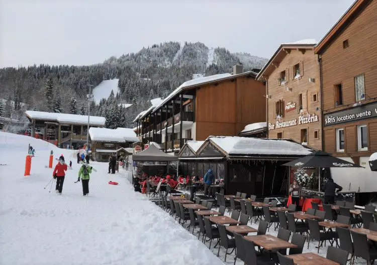 La Clusaz ski resort.