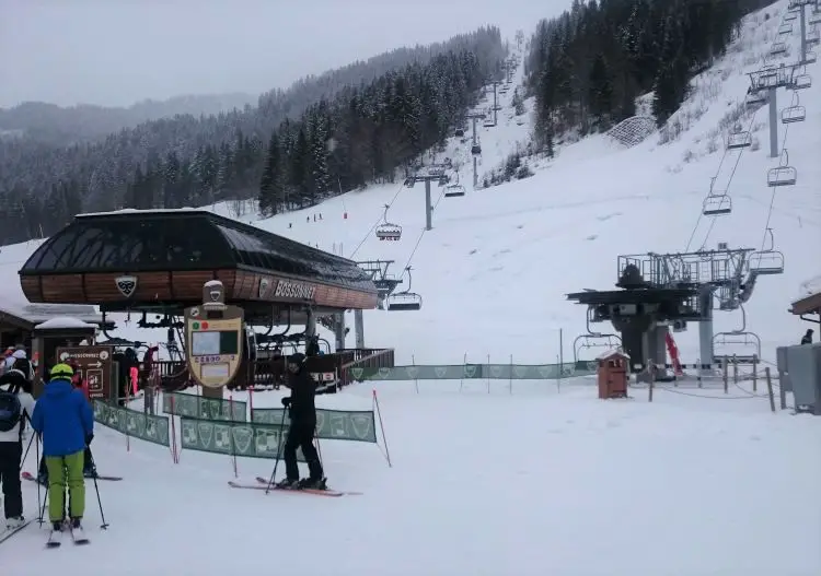 La Clusaz ski resort.