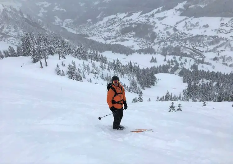 Ample freeride terrain exists at La Clusaz to avoid the crowds on the piste.