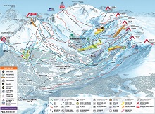 Meribel Ski Trail Map