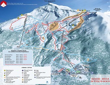 Sainte Foy Ski Trail Map