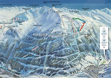 Val Cenis Termignon Sector Ski Trail Map