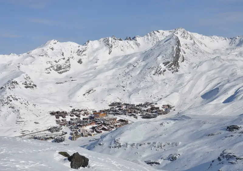 Val Thorens is Europe