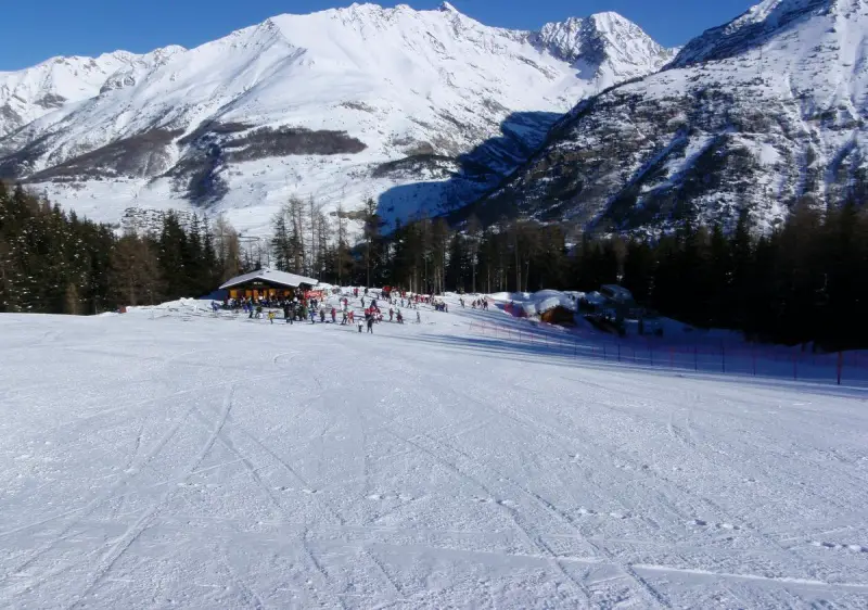 Cogne Gran Paradiso ski resort in the Valle d