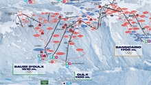 Sauze d'Oulx Ski Trail Map
