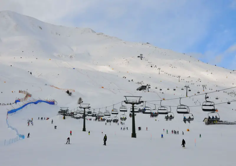 And high alpine terrain from Passo del Tonale.