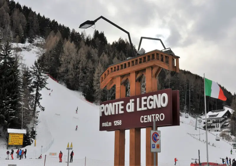 Ponte di Legno is a large base town in Tonale ski resort.