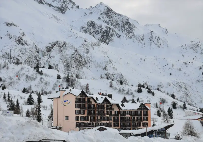 Ski in ski out accommodation at Passo del Tonale.