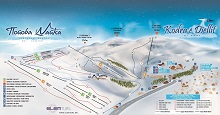 Popova Sapka Ski Trail Map