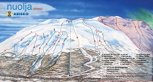  Abisko Nuolja Ski Trail Map