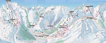 Andermatt ski trail map 