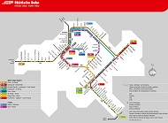 Chur to Davos Local Rail Map 