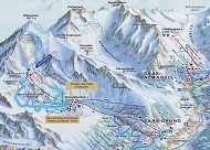 Saas Grund Ski Trail Map