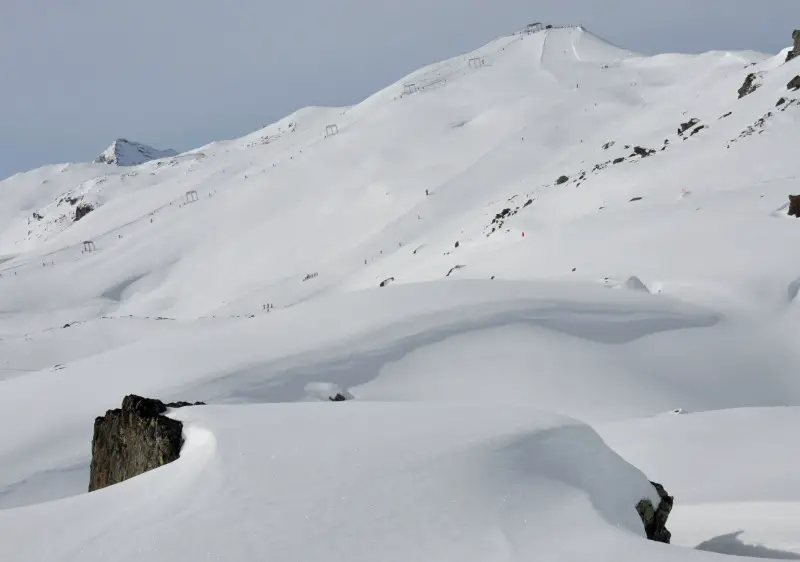 Savognin ski resort Switzerland, has a highest lifted point of 2,713m on Piz Cartas