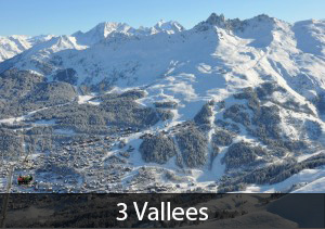 3 Vallees France: #1 best overall rated ski resort in Europe