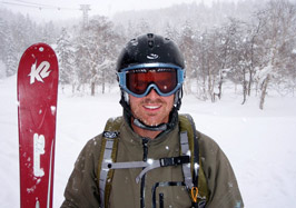 Chris at Asahidake