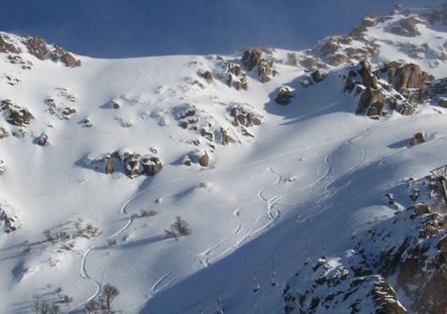Fresh powder in the side country