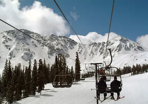 Skiing Arapahoe Basin Ski Area