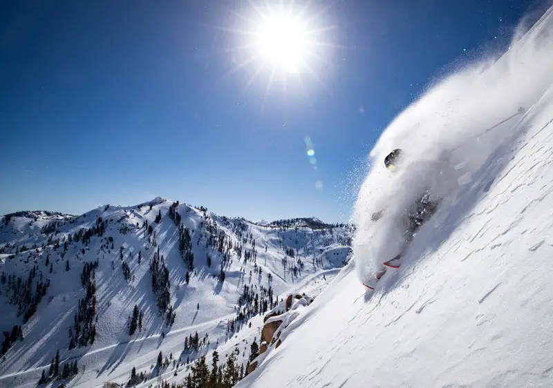 In the whiteroom at Palisades Tahoe | PC: Jeff Engerbretson