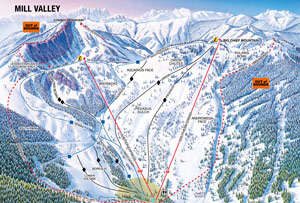 Stevens Pass Millvalley Trail Map