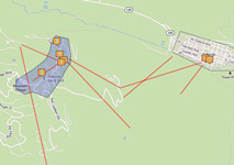 Telluride Accommodations Map