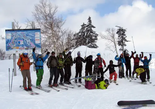 New ski buddies