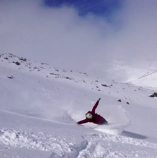 Getting horizontal while chasing vertical at La Parva