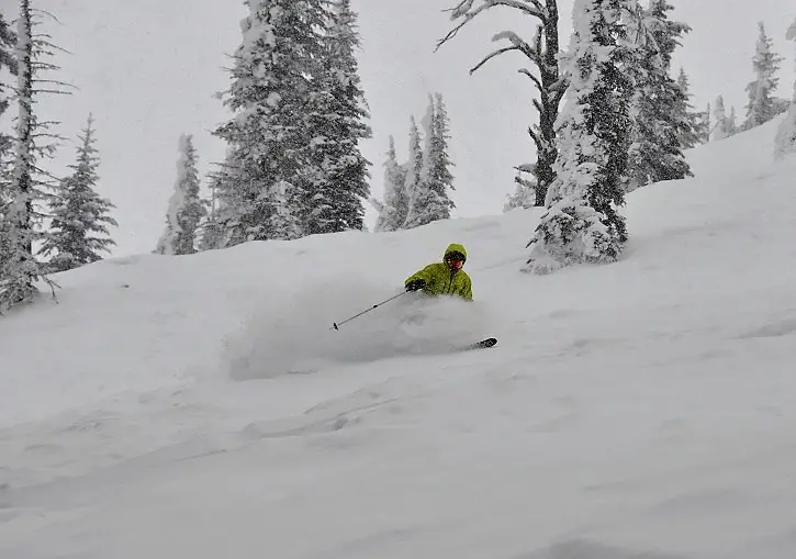 Deep cold dry pow from an after 7am blizzard, and it is barely 10am!