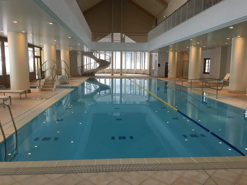 One of the swimming pools