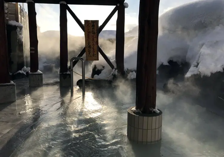 The onsen was amazing