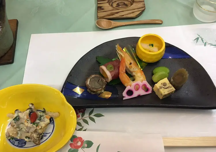A small part of the amazing kaiseki meal