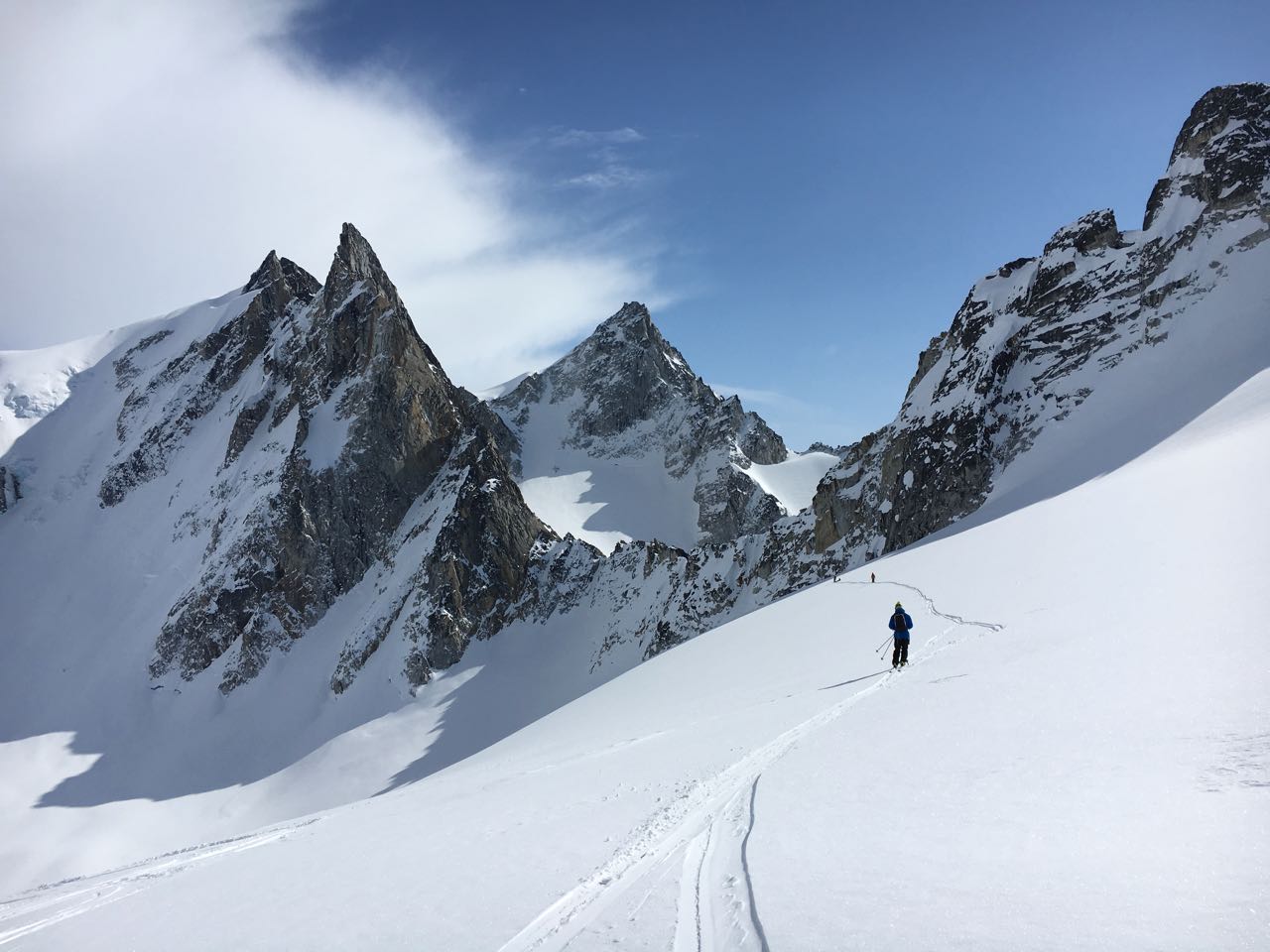 Another spectacular view and untracked run