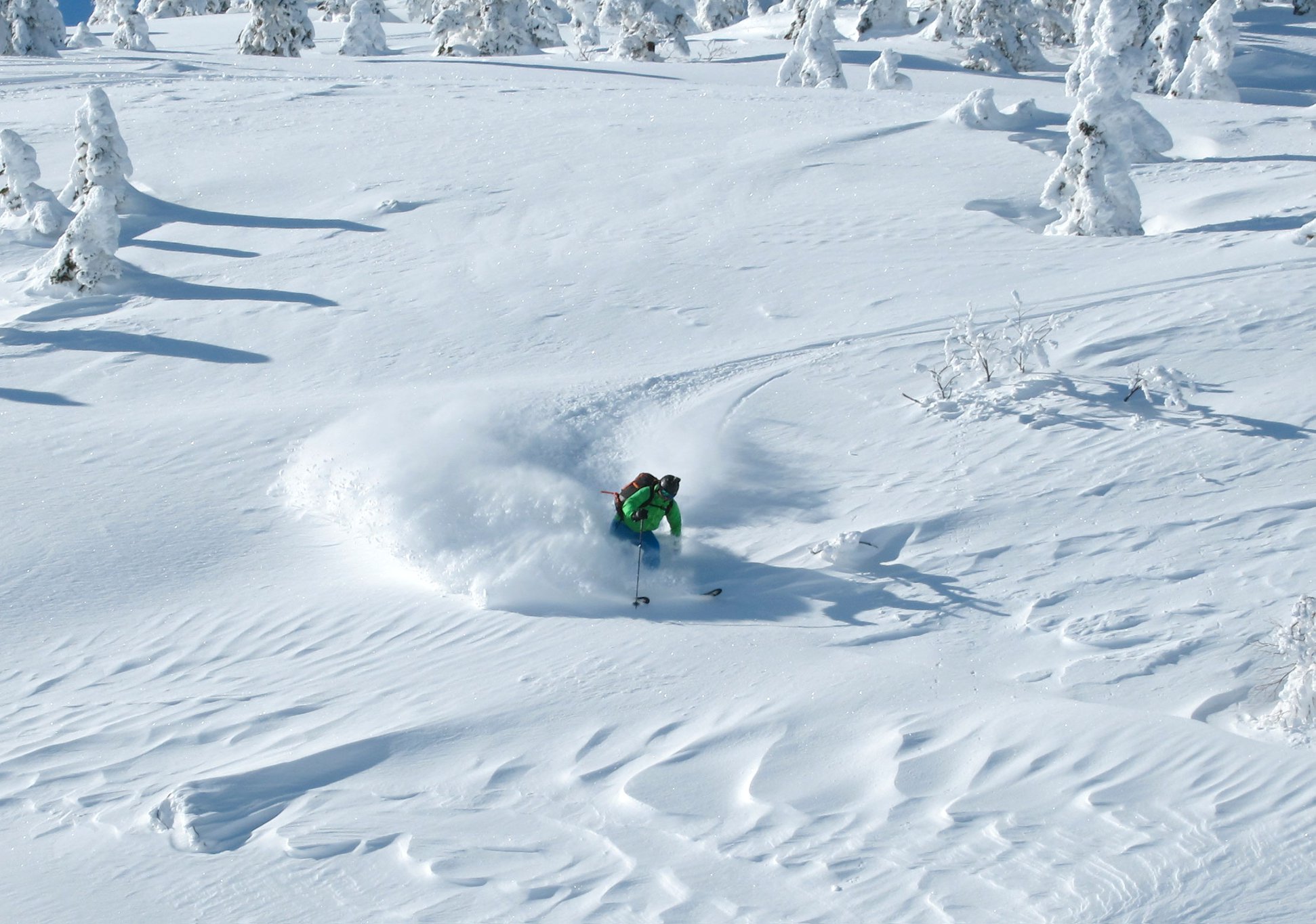 Mixed quality snow