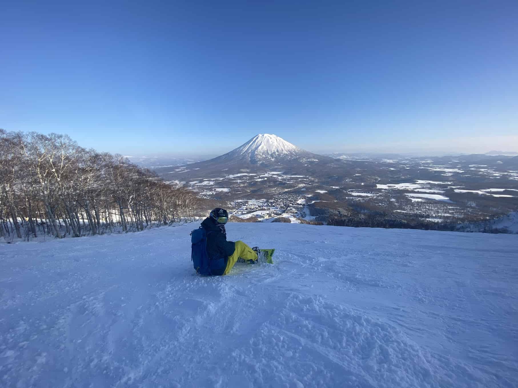 Never got tired of looking at Mt. Yotei