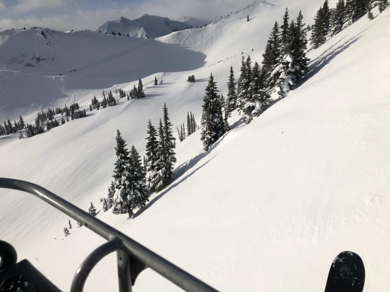 Fresh pow off Stairway lift